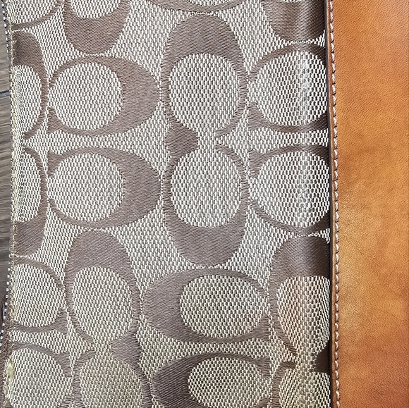 Coach Y2K Signature Tan Leather Demi Mini Shoulder Bag Baguette - Picture 7 of 9